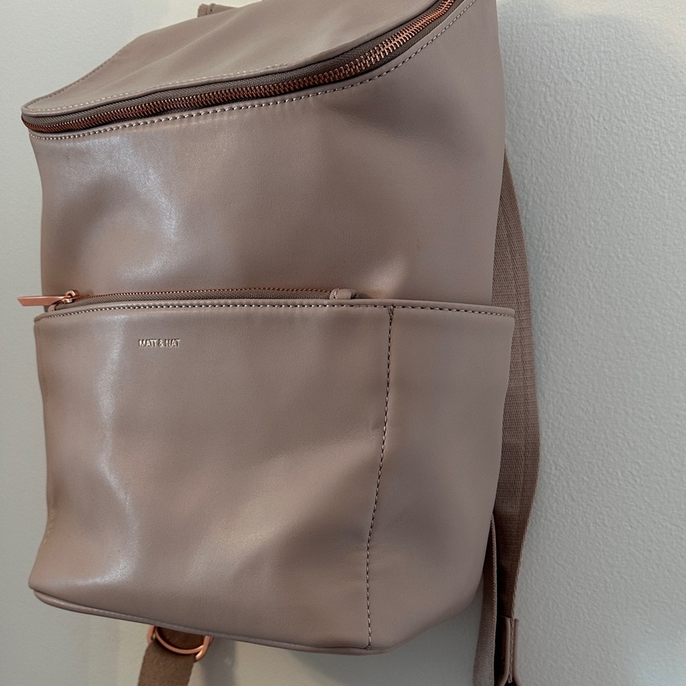 Matt & Nat Women's Taupe Backpack - Picture 5 of 12
